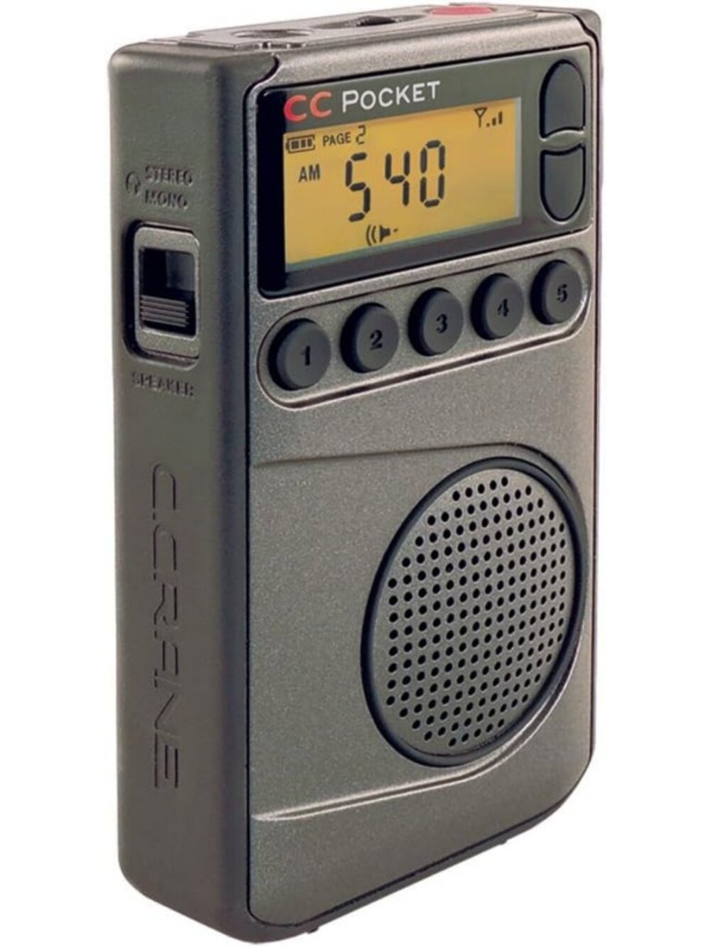 Compact AM/FM NOAA Weather Radio with Clock, Sleep Timer & Portable Design
